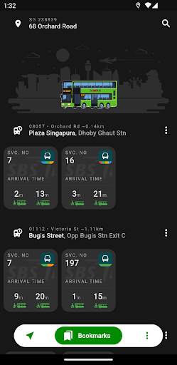 SG Bus Arrival Times screenshot 2