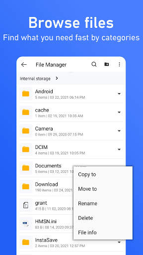 Easy File Manager: Storage Explorer, FileMaster screenshot 4