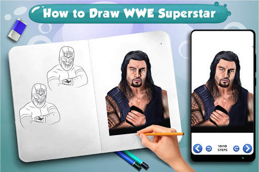كيفية رسم نجوم WWE 1 تصوير الشاشة