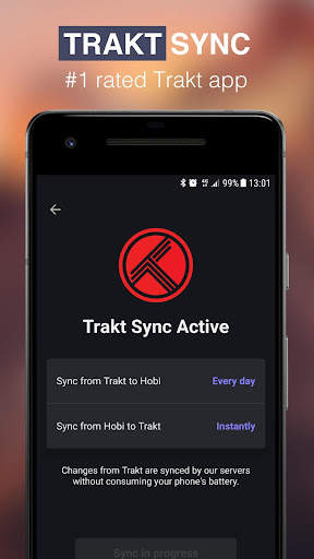 Hobi: TV Series Tracker, Trakt screenshot 4