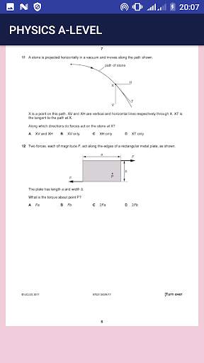 A-level  physics Pastpapers  marking schemes скриншот 4