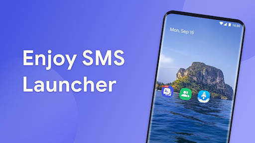 Messenger - SMS Launcher, Home screenshot 12