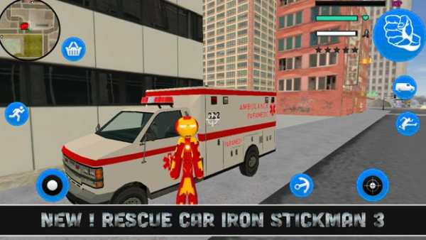 Battle Iron Stickman 3 Gangster Crime - Rope Hero screenshot 5
