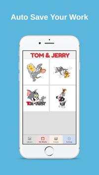 Color by Number Tom and Jerry Pixel Art screenshot 3