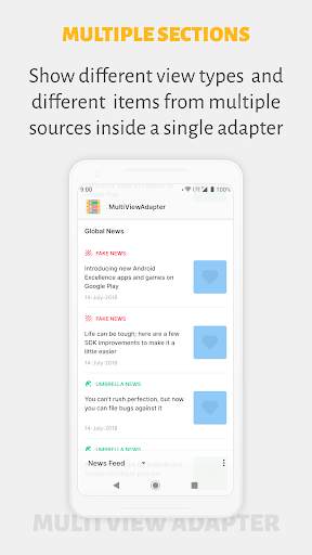 MultiViewAdapter - Demo App screenshot 4