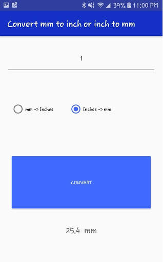 mm to Inch Converter screenshot 3