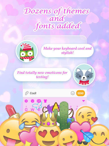 Cute Unicorn Emoji & GIF Keyboard Theme screenshot 2