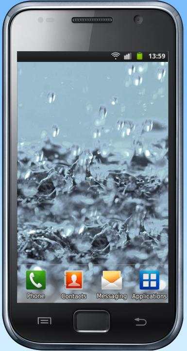 Water drops live wallpaper screenshot 8