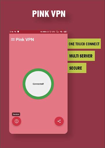 Pink VPN - Fast , Free , Secure , Unlimited VPN screenshot 3
