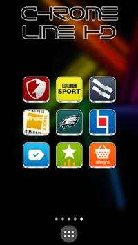 Chrome Line Lite - Icon Pack screenshot 2