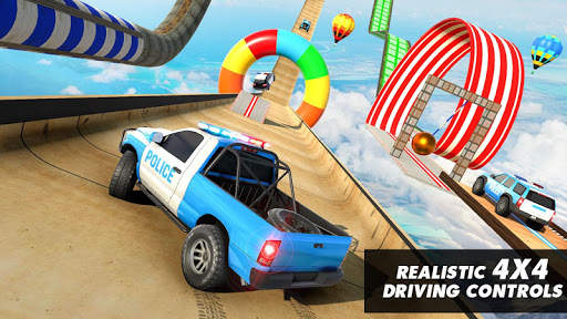 Police Prado Car Stunt Games screenshot 2