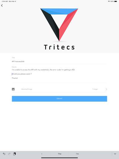 Tritecs Support screenshot 5