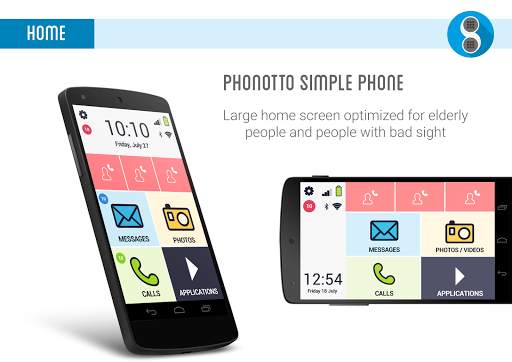 Phonotto Simple Phone Launcher screenshot 1