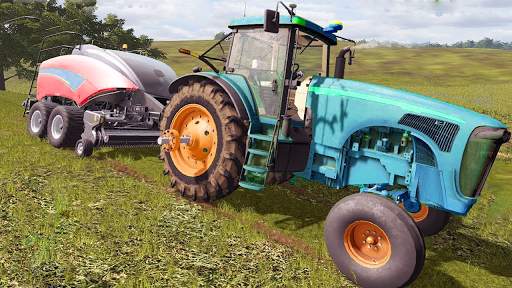 Rural Tractor Farming Game 2021-Farm Challenge screenshot 3