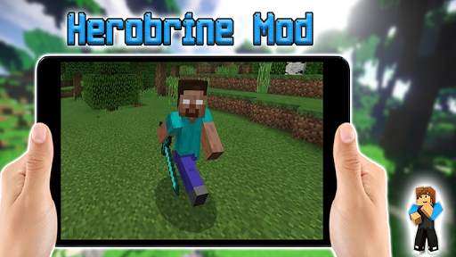 Herobrine Mod for Minecraft Pocket Edition screenshot 2