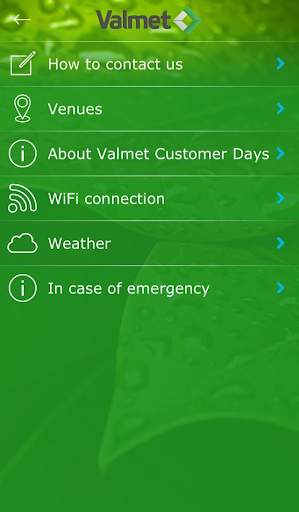 Valmet Event App screenshot 2