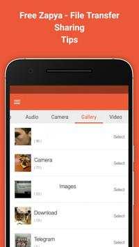 New Zapya File Tranfer Tips screenshot 1