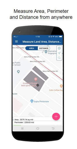 AeroGMS Measure - Area, Distance, Perimeter (GPS) screenshot 1