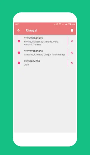 HLR Lookup screenshot 2