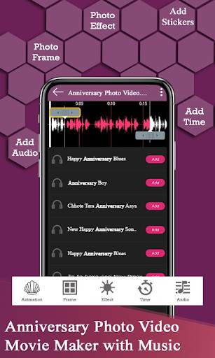 Anniversary Photo Video Movie Maker with Music screenshot 6