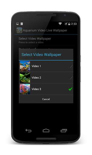 Aquarium Video Live Wallpaper screenshot 6