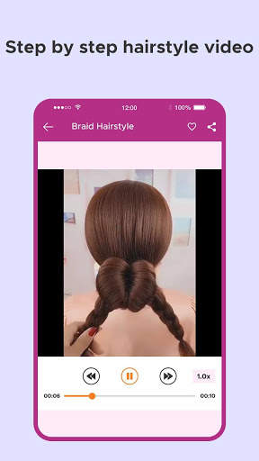 Hairstyles Step by Step Videos for Girls screenshot 3