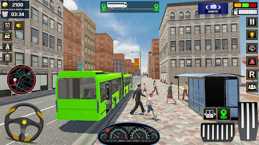 Pelatih bus kereta mengemudi screenshot 6