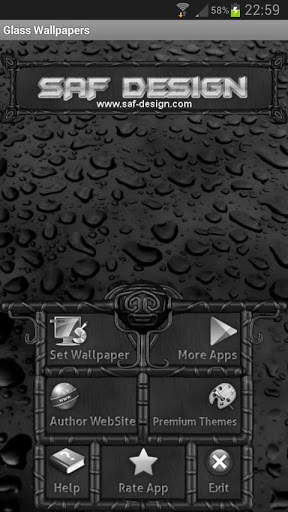 GLASS GO Launcher EX Theme скриншот 5