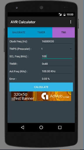 AVR Calculator : Microcontroller Register Calc App screenshot 3