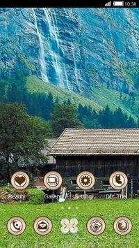 Waterfall Nature Theme HD screenshot 5