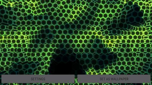 Neon Cells Particles 3D Live Wallpaper screenshot 24