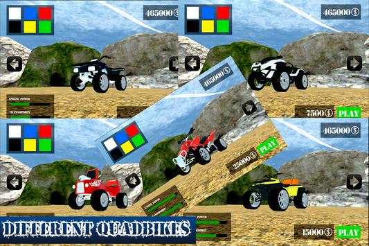 ATV Bukit Mengemudi Adiktif Simulator permainan screenshot 1