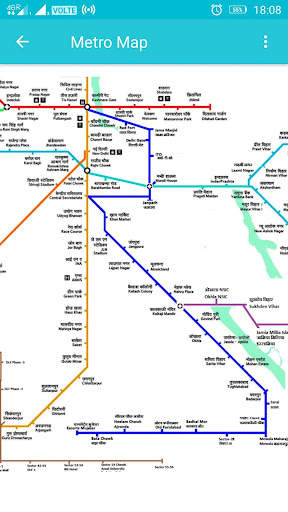 Delhi Bus & Delhi Metro Route screenshot 7