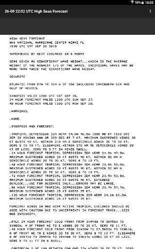 High Sea Marine Forecast screenshot 17