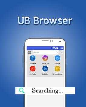 UB Browser - Indian Speed Browser For Android screenshot 1
