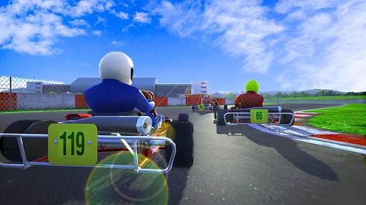 Go kart race buggy kart rush racing beach race screenshot 4