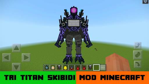 Tri Titan Mod Minecraft Skibid screenshot 1