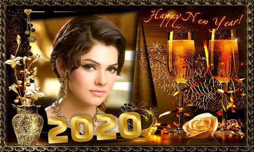 Happy New Year Photo Frame 2020 screenshot 1