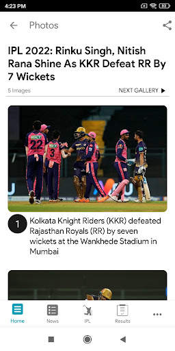 NDTV Cricket screenshot 6