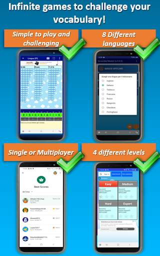 Word Scramble Game - relaxing and challenging game screenshot 1