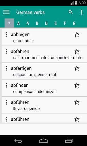 Verbos alemanes comunes - Aprender alemán screenshot 1