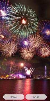 Night Firework Wallpaper screenshot 8