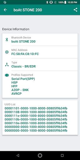 Bluetooth Devices Info screenshot 2