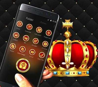 Royal Golden King Crown Theme screenshot 3