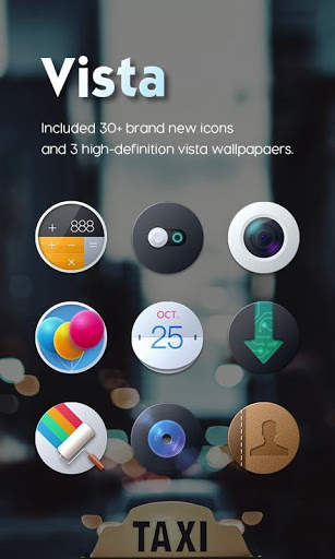 Vista Go Launcher Theme screenshot 1