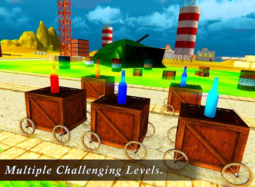 Real Bottle Shoot 3D- Expert Gun Shooting Game screenshot 3