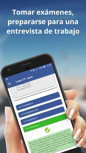 Learn IT: Java - Pruebas, Certificación (GRATIS) screenshot 2