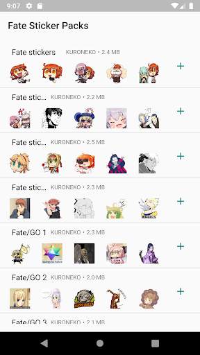 Fate Stickers for WhatsApp screenshot 1