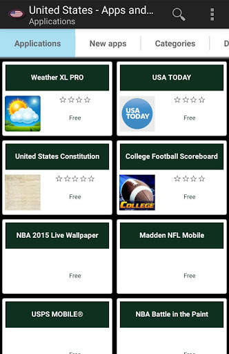 American apps and games screenshot 1