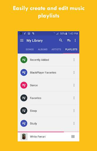 MP3 Music Player 7 تصوير الشاشة